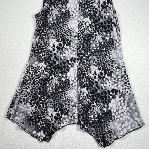 Perseption Womens Sleeveless Hanky Hem Tunic Plus Size 1X - Picture 5 of 7